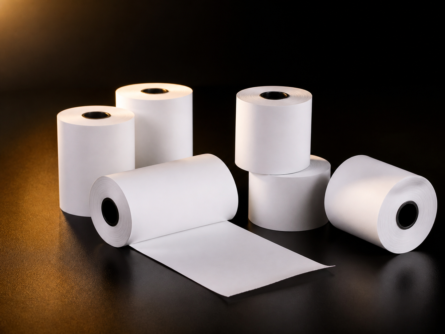 Rouleaux de papier thermique pour terminal d'encaissement compact, visuel d'illustration Saint Barth Monetik